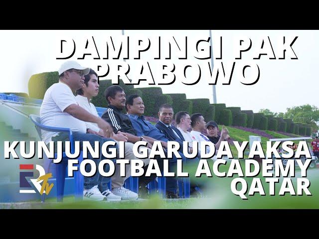 EL RUMI DAMPINGI PAK PRABOWO MENINJAU LATIHAN TIM PERSIB U-17 DI ASPIRE ACADEMY - QATAR | EL RUMI TV