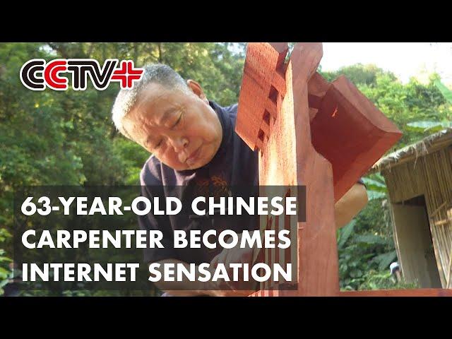 63-year-old Chinese Carpenter Promoting Traditional Craft Takes Social Media by Storm