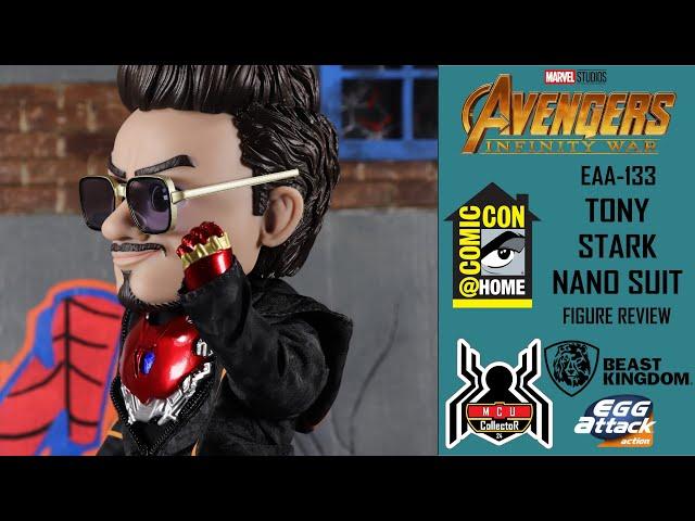 Beast Kingdom Egg Attack TONY STARK NANO SUIT EAA-133 SDCC EXCLUSIVE Figure Review