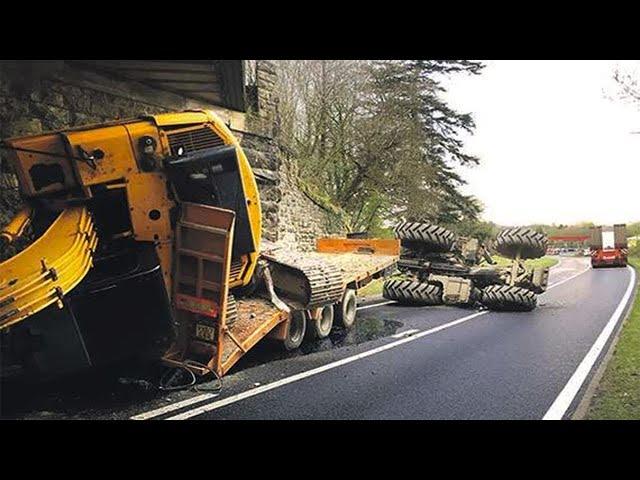 25 Dangerous Big Excavator, Truck & Cranes Operation Fails_Heavy Equipment Encountered Rare Problems