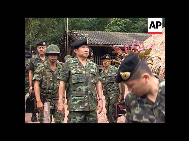 Thailand - General Thanajaro inspects troops