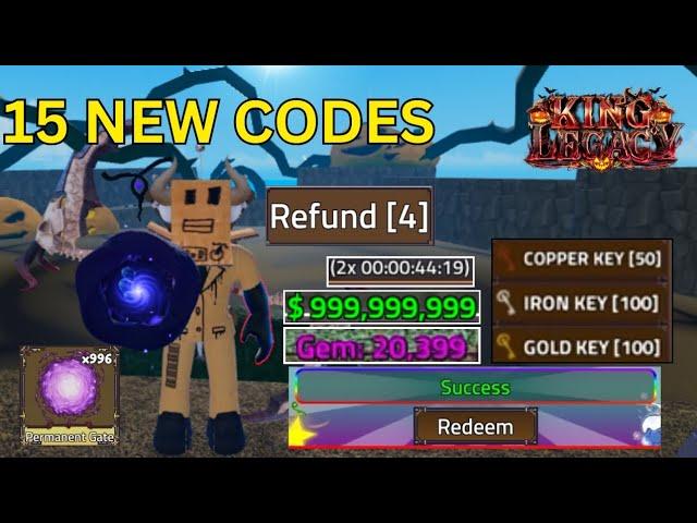 *NEW CODES* ALL WORKING CODES IN KING LEGACY 2024 | KING LEGACY GATE