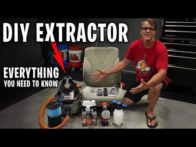 SHOP VAC EXTRACTOR The Entire Process!!