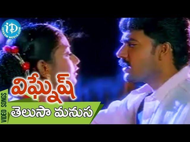 Vignesh Movie - Thelusa Manusa Video Song || Bhagawan || Seema || Maarella || K Vijay