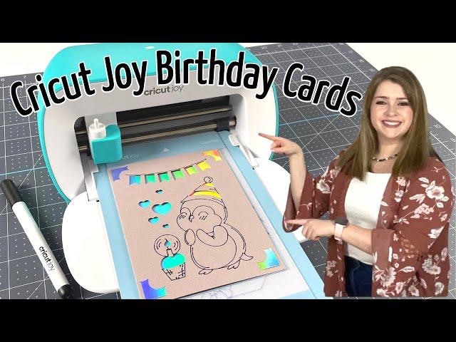 How to Make Birthday Cards with Cricut Joy Tutorial | Cricut Joy Card Mat