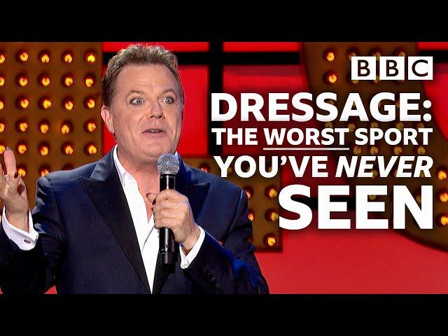 Eddie Izzard hilarious dressage impressions | Live At The Apollo - BBC