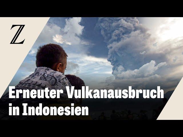 Tausende fliehen vor Vulkanausbruch in Indonesien