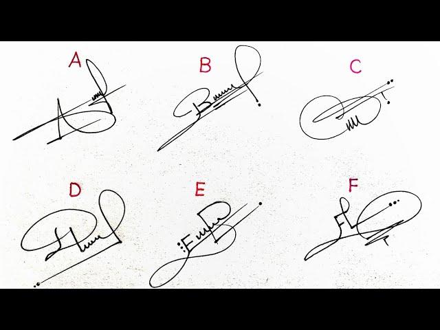 How to signature your name | Sign your name | Signature tips | Autograph | Design