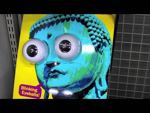 Weird Japanese Toys - HUGE Blinking Eye Balls!