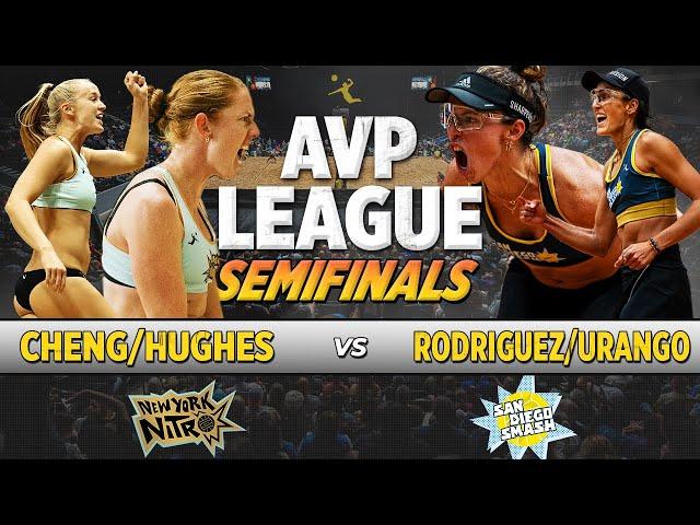 AVP League Semifinals: Cheng/Hughes vs. Rodriguez/Urango | New York Nitro vs. San Diego Smash