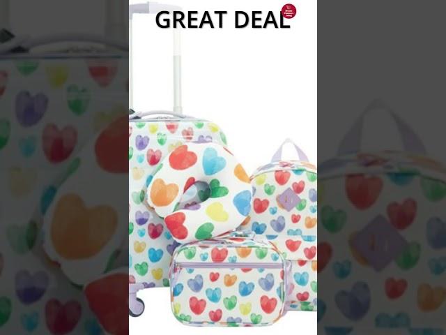 ️Travelers Club 5-Pc Kids Luggage Set $63 at Walmart️