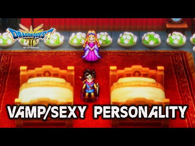 Dragon Quest 3 HD 2D Remake - How to get the SEXY / VAMP personality (See Description)