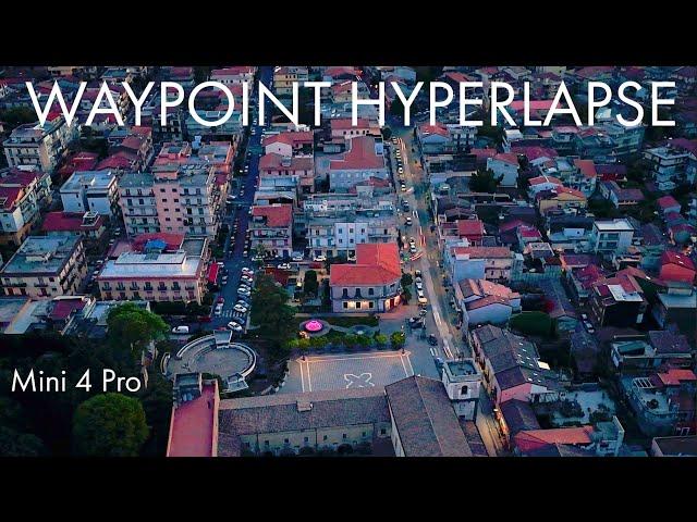 DJI Mini 4 Pro - How to Use Waypoint Hyperlapse