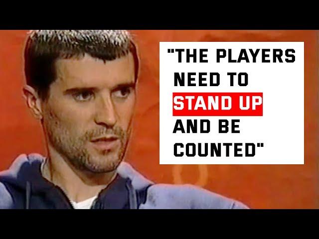 Roy Keane's scathing & honest assessment on a likely trophyless season | May 2002