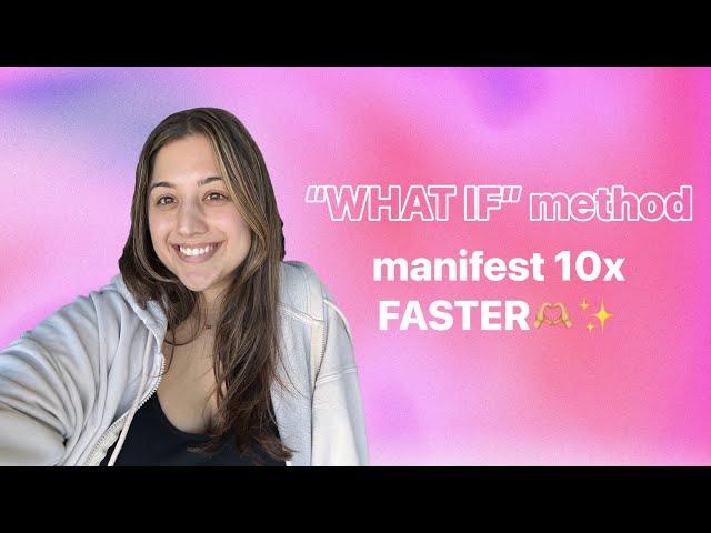 Get Ready to TURN YOUR LIFE AROUND with the 'What if' Method!