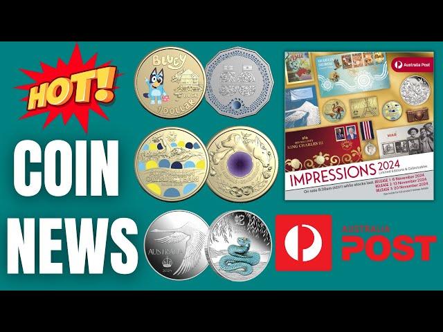 HUGE News  - MUST have Coins in the next Aus Post Impressions 2024 (Coins & Stamps)