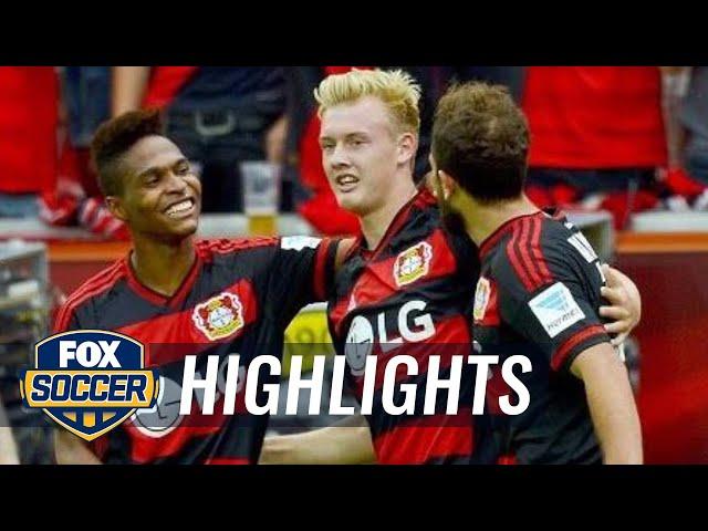 Brandt scores Bayer Leverkusen game-winning goal against Hoffenheim - 2015–16 Bundesliga Highlights