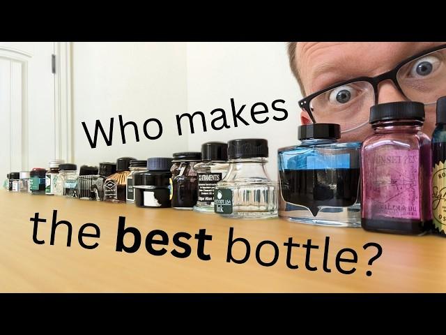 What's the best fountain pen ink bottle? A review of 22 different ink bottles!