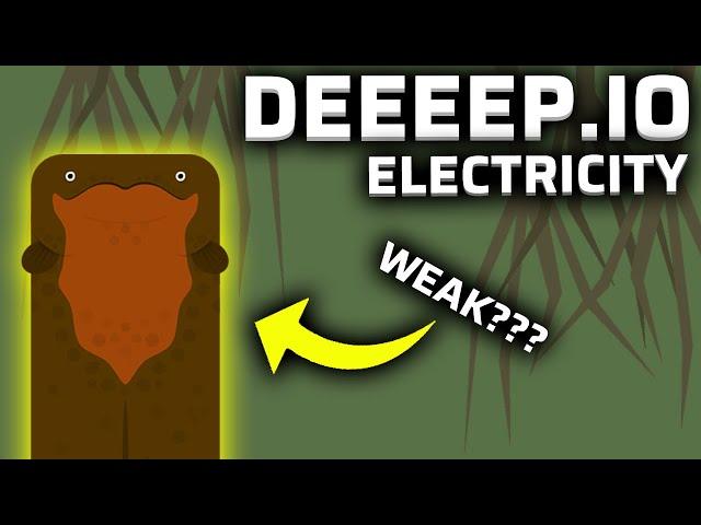 ELECTRIC EEL NEEDS BUFFED!!! | Deeeep.io gameplay