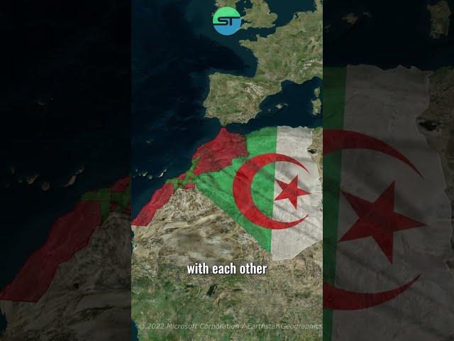 Why do Algeria and Morocco Hate Each Other? ️ #shorts