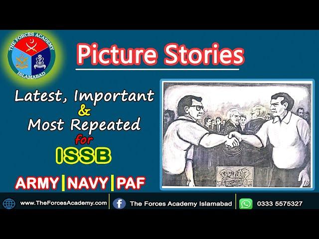 Latest Picture Stories For ISSB Army || Navy || PAF || Most important and Repeated Picture Stories
