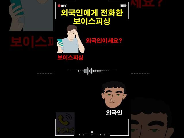 외국인에게 전화한 보이스피싱