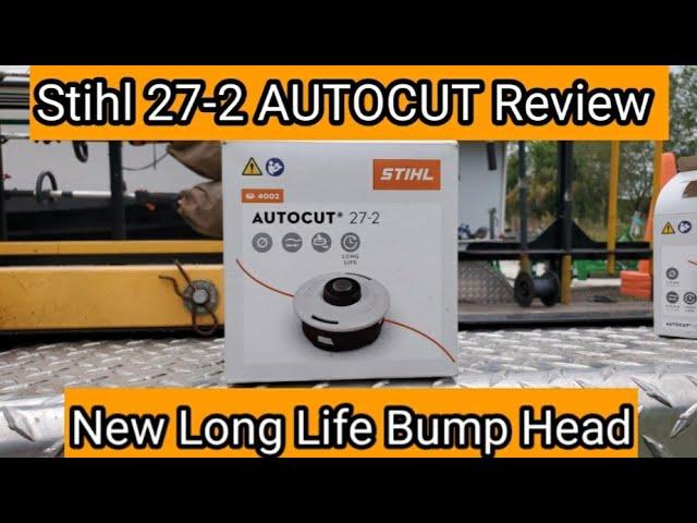 Stihl 27-2 AUTOCUT Head Review. New Long Life Line Line Trimmer Bump Head Review.