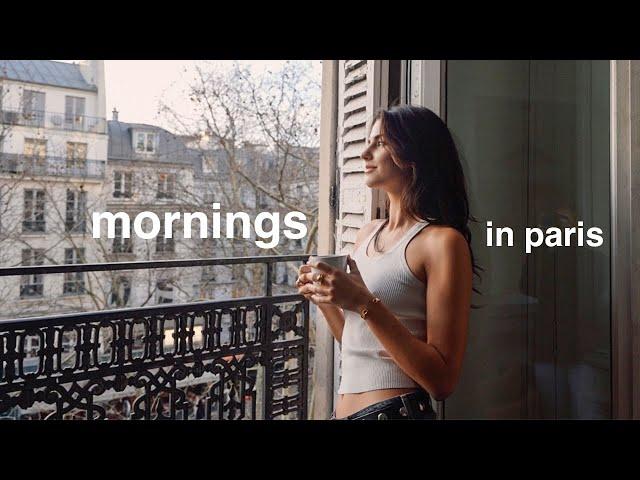 my morning routine in paris ️ fitness, journaling, exploring