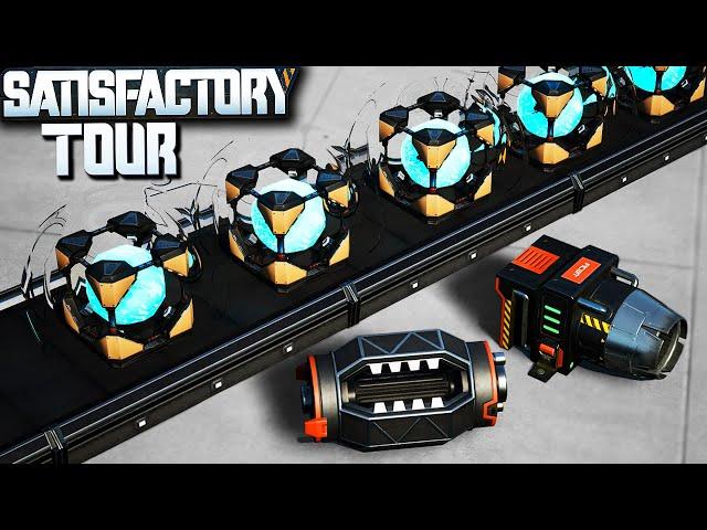 My 750 HOUR Satisfactory Factory Tour!