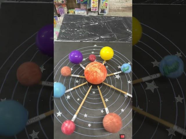 Solar system project | solar system working model 3d |school project #3dmodel #solarsystem