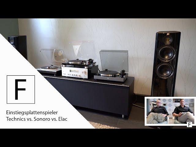 Der beste Plattenspieler für den Einstieg? (Technics, Elac & Sonoro)