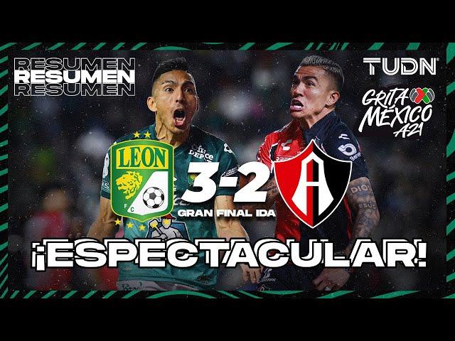 Resumen y goles  | León 3-2 Atlas | Grita México AP2021 - FINAL IDA | TUDN