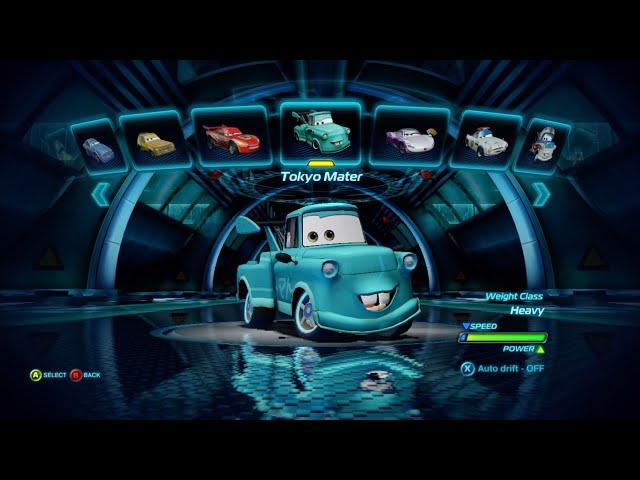 Cars 2 The Video Game: All Characters Including DLC (2023)