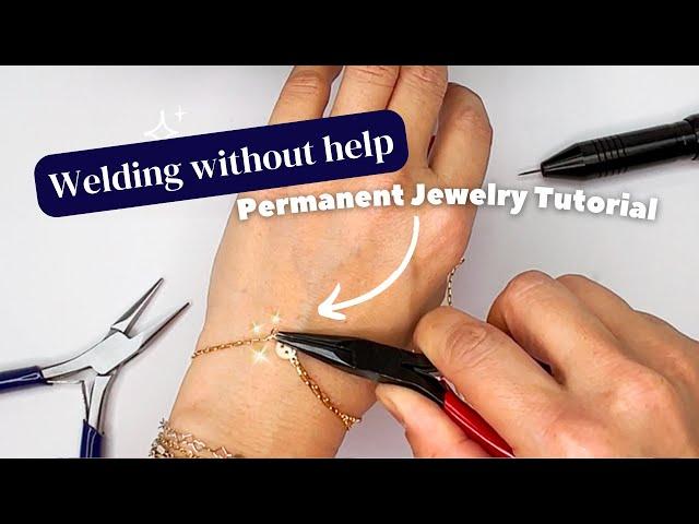 64. How to Weld onto Yourself Without Assistance - Free Permanent Jewelry Training