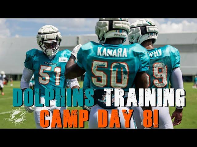 Miami Dolphins 2024 Training Camp Day 8! | Dominant Defense!