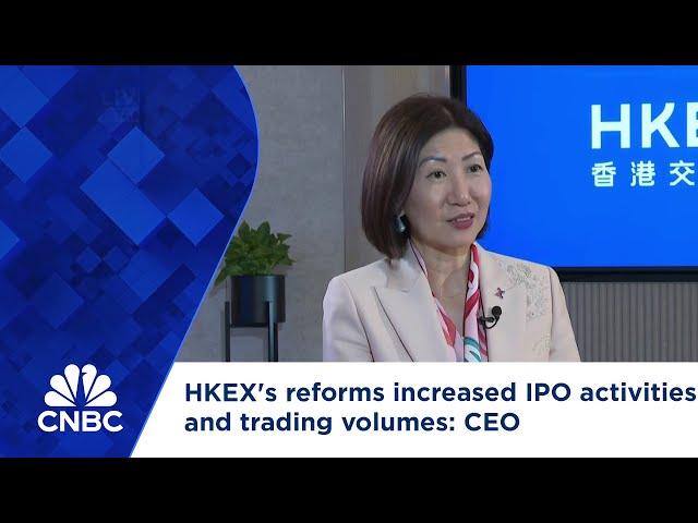 HKEX's reforms increased IPO activities and trading volumes: CEO