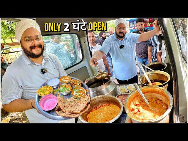 Punjabi 129/- Jeep wali Desi Ghee 4x4 Thali | Delhi Street Food India