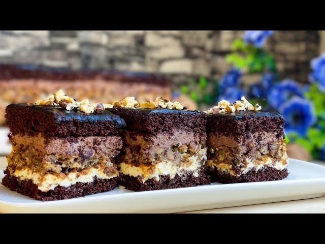 The Walnut Cake Recipe That Everyone's Looking For! Snickers Cake!