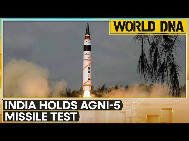 India test-fires Agni-V ballistic missile | Latest News | World DNA | WION