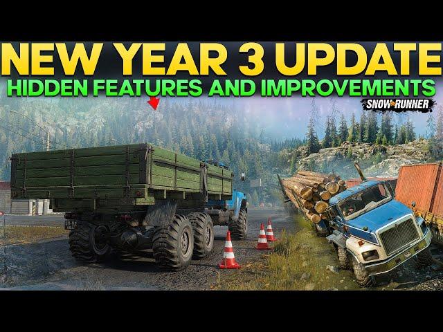 New Year 3 Pass Update Hidden Features and Improvements in SnowRunner Everything You Need to Know