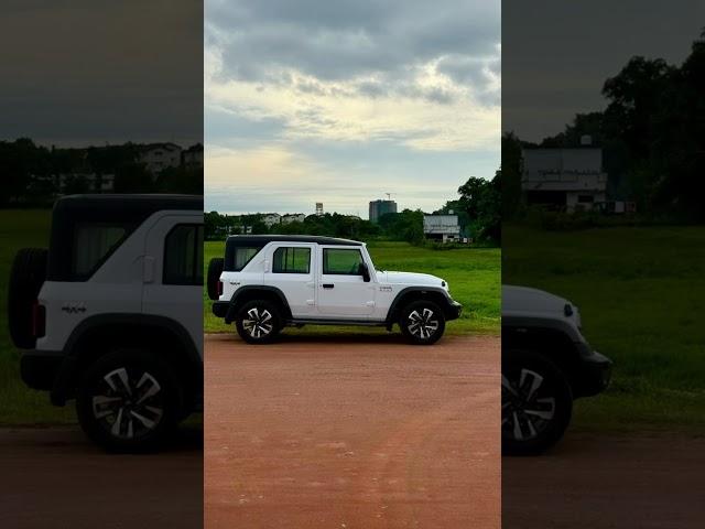 THAR ROXX 4x4 Dual Tone White & Black colour with interiors #thar #tharroxx #4x4 #mahindrathar