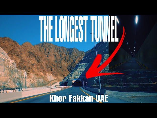 Longest and new tunnel in UAE | Khor Fakkan U A E | Virtual Explorer