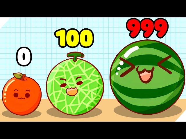 ЭВОЛЮЦИЯ СЛИЯНИЕ ФРУКТОВ! Fruit Drop Merge