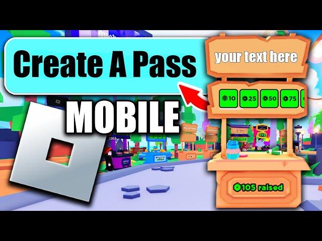 How To Make A GAMEPASS in PLS DONATE on MOBILE - 2024