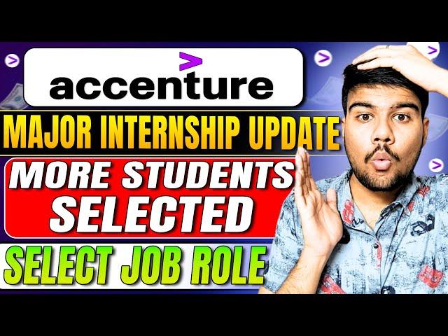 Accenture Sends Internship Role Selection Emails – Check Yours Now!