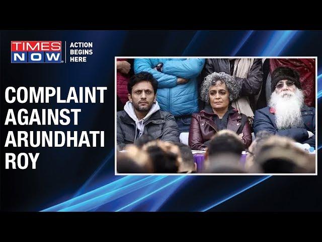 Complaint filed against Arundhati Roy for allegedly urging people to give false information for NPR