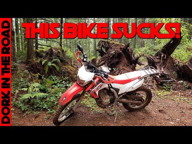 The Honda CRF250L Sucks (at One Thing in Particular)