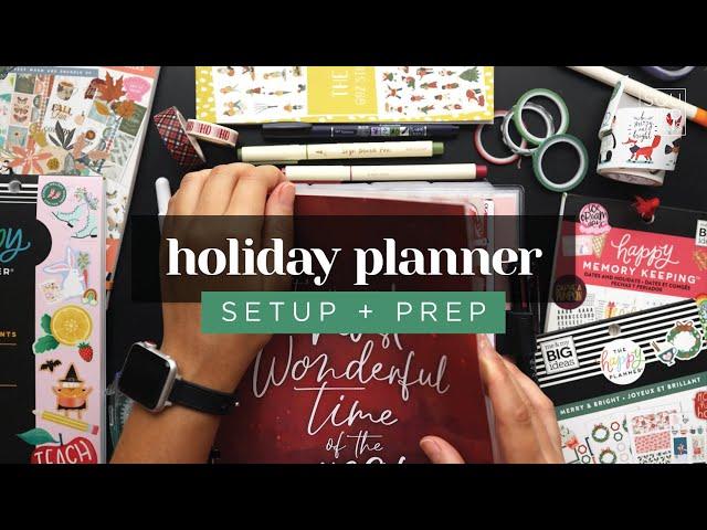 HOLIDAY PLANNER :: Setting Up A Christmas Transformer Planner In My Frankenplanner