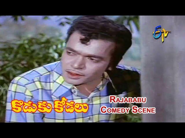 Koduku Kodalu Telugu Movie | Rajababu Comedy Scene | ANR | Vanisri | Lakshmi | ETV Cinema