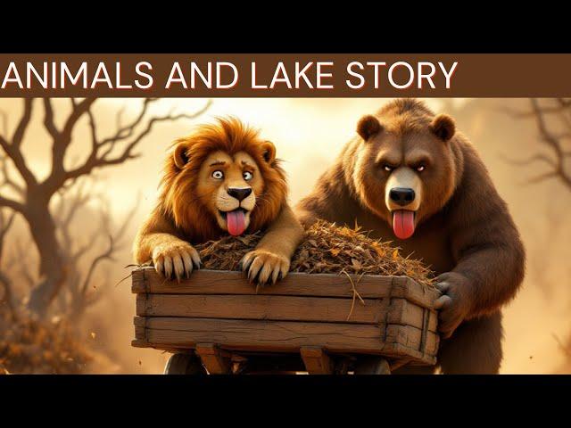 ANIMALS AND THE LAKE STORY | KIDS STORY | ENGLISH BEDIME STORY